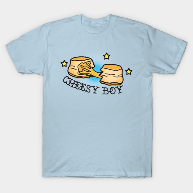 Cheesy Boy T-Shirt by Buenos Biscuits